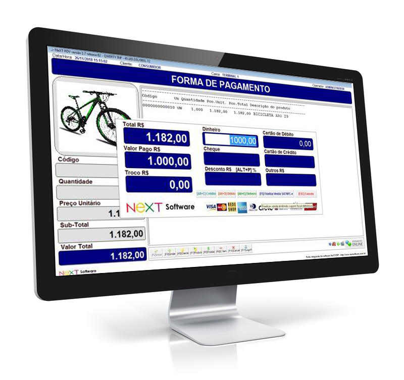 Sistema ERP Gerencial para Bicicletaria